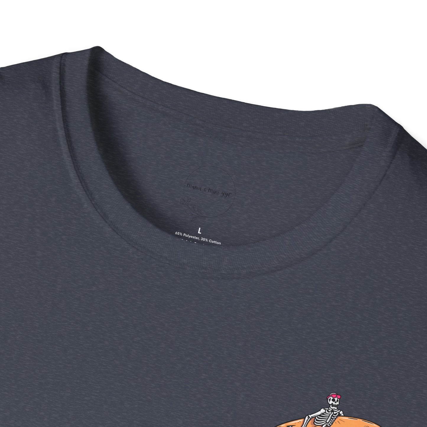Skeleton Surfer, "Life's a Wave Catch It" Unisex T-Shirt