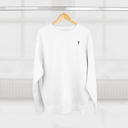 Christian Cross Crewneck Sweatshirt — Galations 5:22-23 Scripture