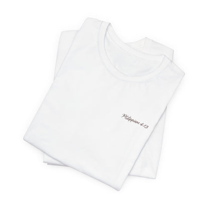 Philippians 4:13 Unisex T-Shirt - "I Can Do All Things Through Christ"