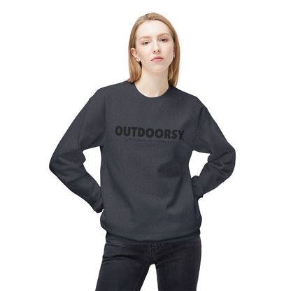 Outdoorsy (just kidding. i'm not) - Crewneck Sweatshirt