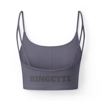 RINGETTE Women's Luxe Bra — Comfortable Sports Crop Top for Ringette Players