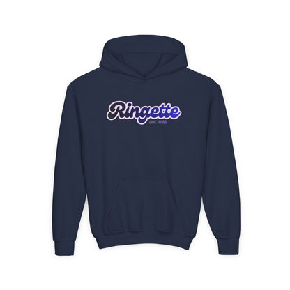 Ringette est 1963 - Youth Hoodie Bubble Logo