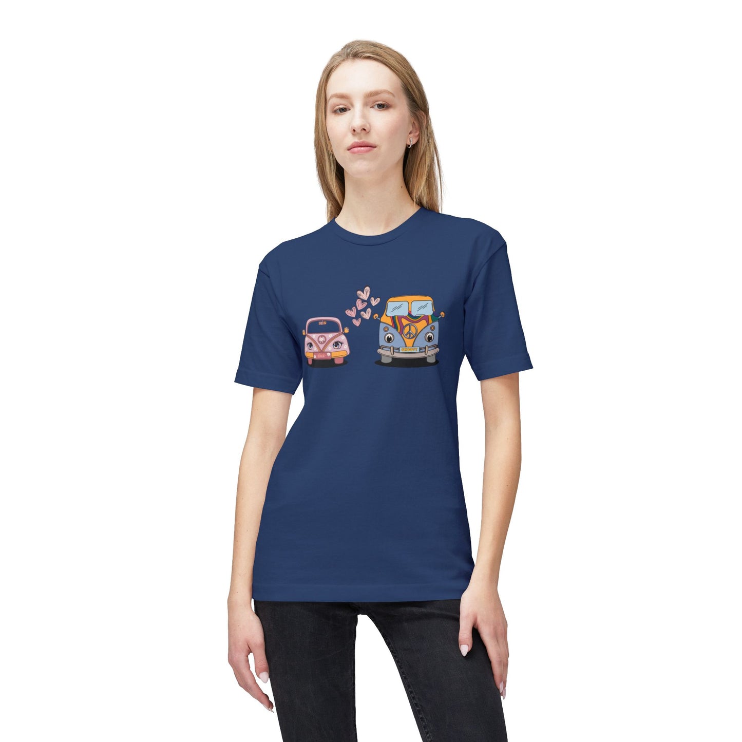 Retro VW Love Bug and Bus T-Shirt