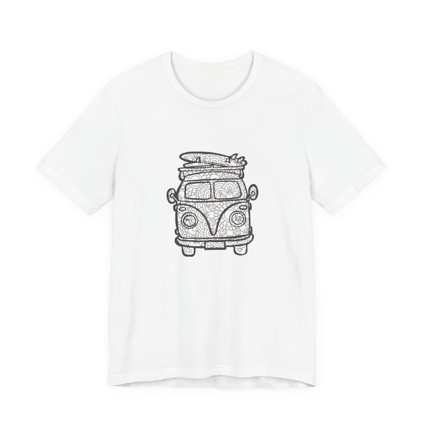 Vintage VW Mandala Surf Van T‑Shirt