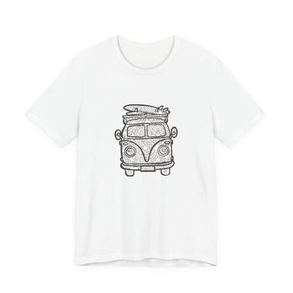 Vintage VW Mandala Surf Van T‑Shirt