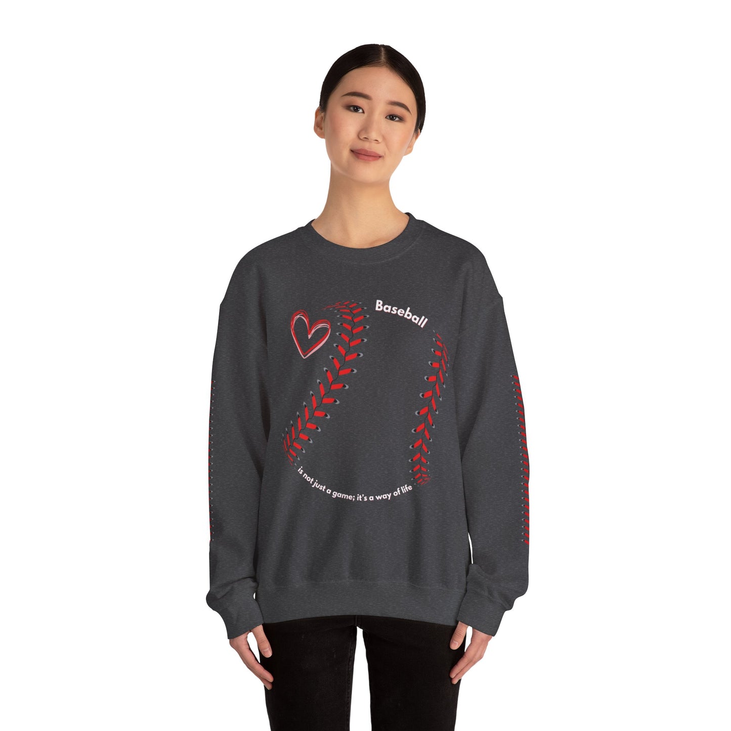 Baseball Mom Sweatshirt - "Baseball - is not just a game; it's a way of life"