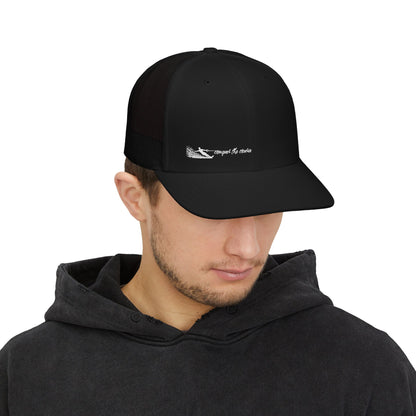 Conquer the Course - Male Waterskier Trucker Cap