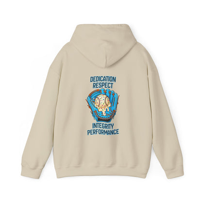Adult Hoodie — "DRIP" Baseball 'Dedication, Respect, Integrity, Performance' Hoodie