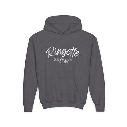 Ringette - Faster Than Hockey Since 1963 - Youth Ringette Hoodie