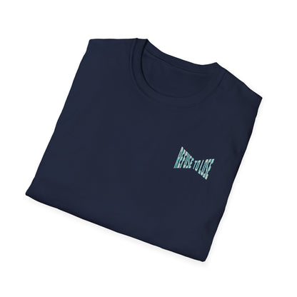 Refuse to Lose Baseball Graphic T-Shirt — Retro Melting Ball Design