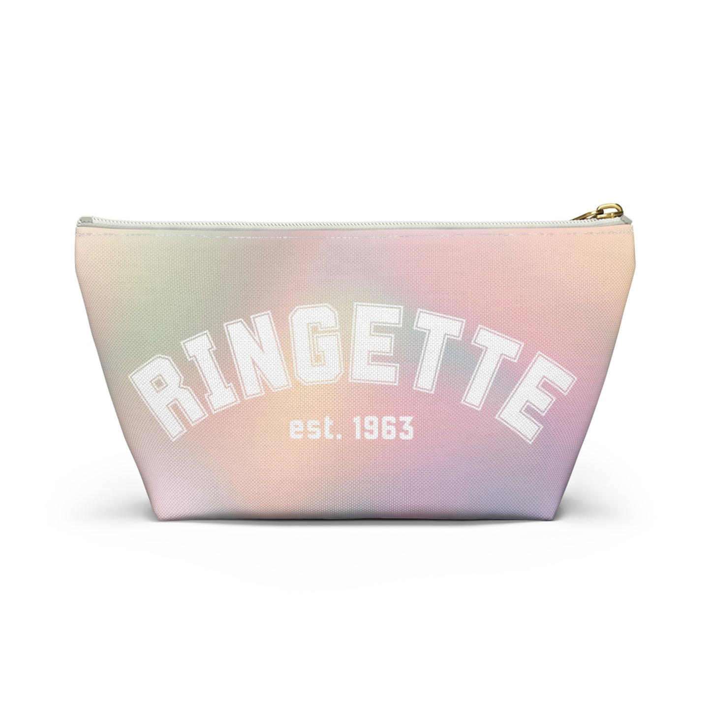 Ringette Accessory  and Cosmetic Bag — Pastel T-Bottom Toiletry and Accessory Bag