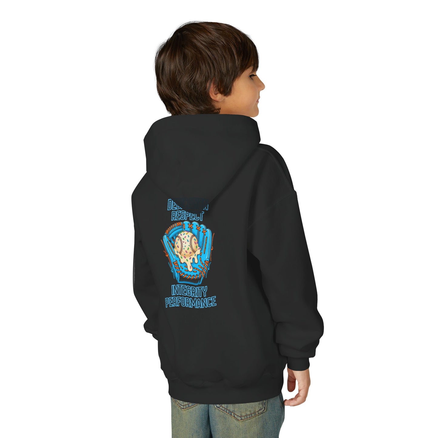 Youth Hoodie — "DRIP" Baseball - ‘Dedication, Respect, Integrity, Performance’