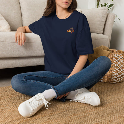 FAITH Sunrise Printed Cross T‑Shirt - Unisex