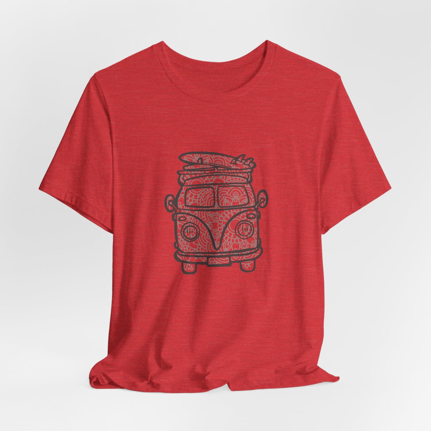Vintage VW Mandala Surf Van T‑Shirt