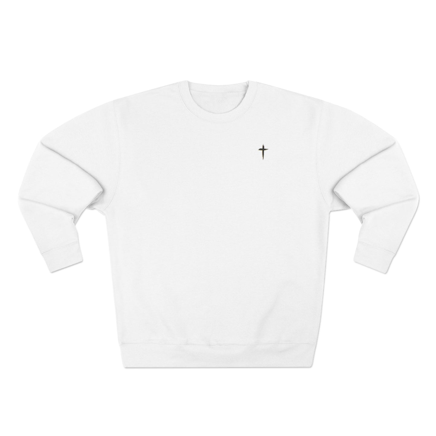 Christian Cross Crewneck Sweatshirt — Galations 5:22-23 Scripture