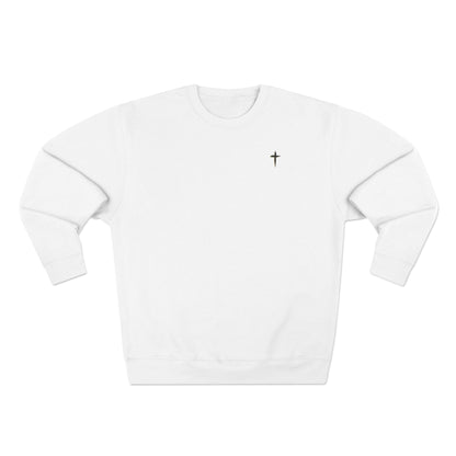 Christian Cross Crewneck Sweatshirt — Galations 5:22-23 Scripture