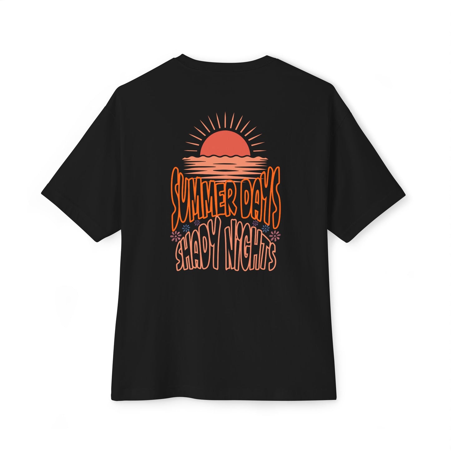 Boxy Tee — "Summer Days, Shady Nights" Sunset