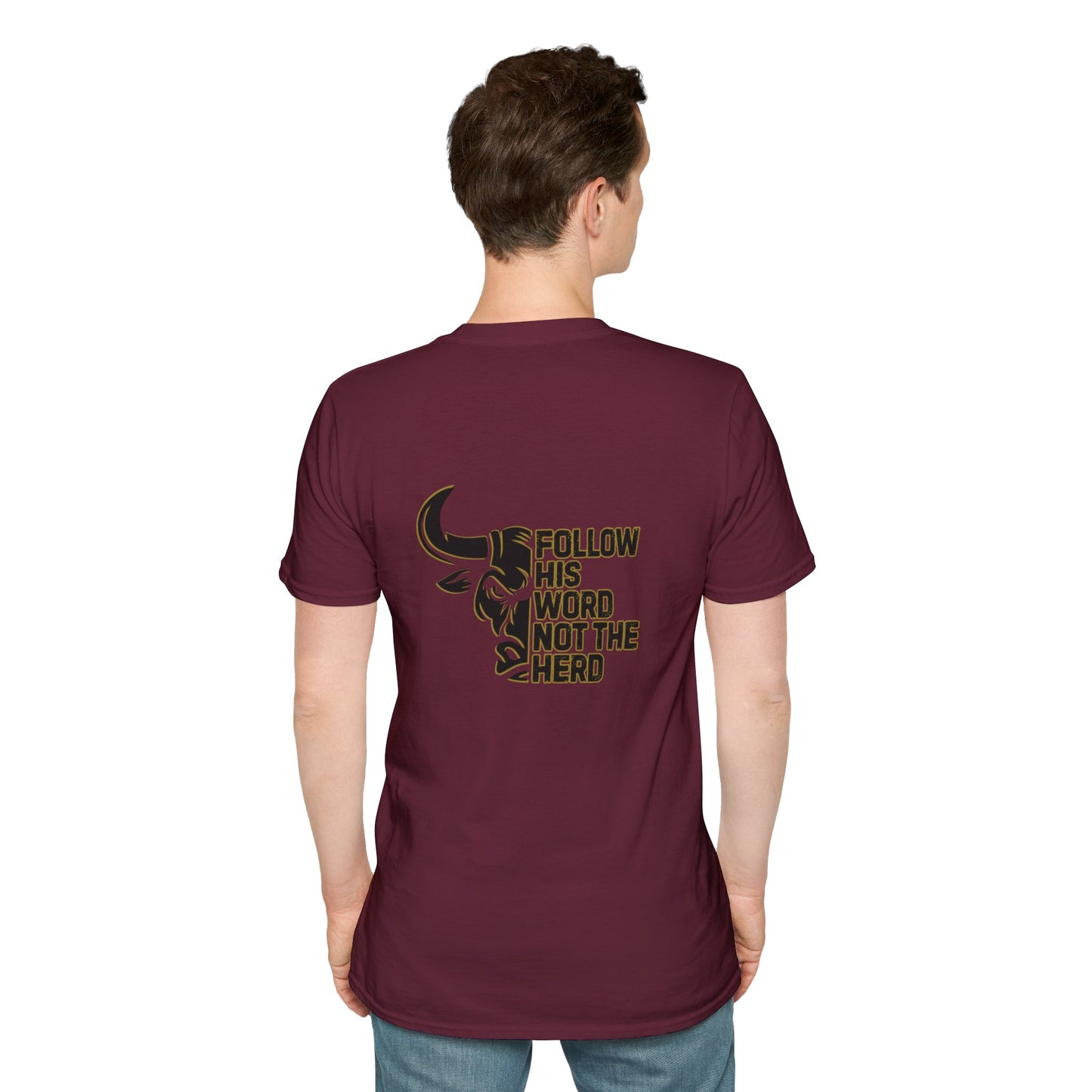 "Follow His Word Not The Herd" Unisex Softstyle Tee