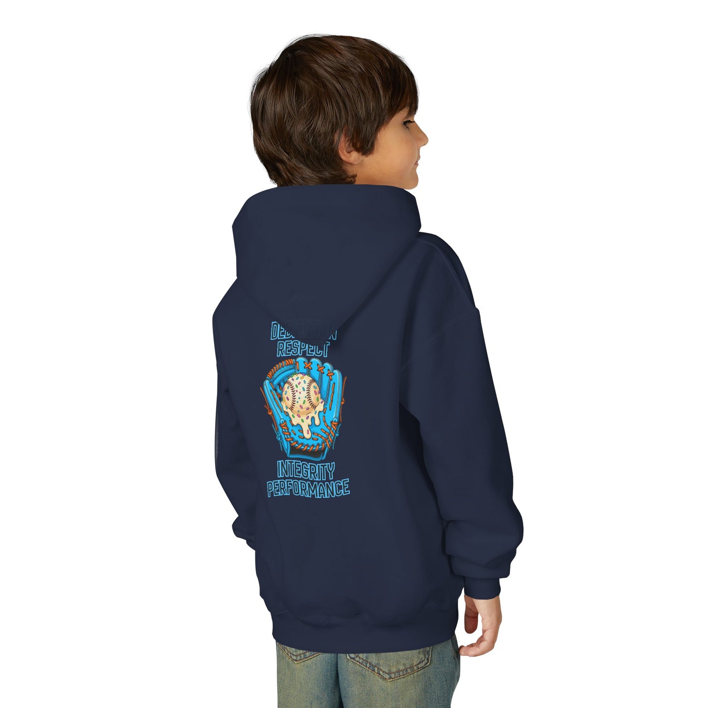 Youth Hoodie — "DRIP" Baseball - ‘Dedication, Respect, Integrity, Performance’