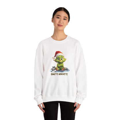 Ringette Grinchette Crewneck Christmas Sweatshirt | Cute Christmas Sweatershirt