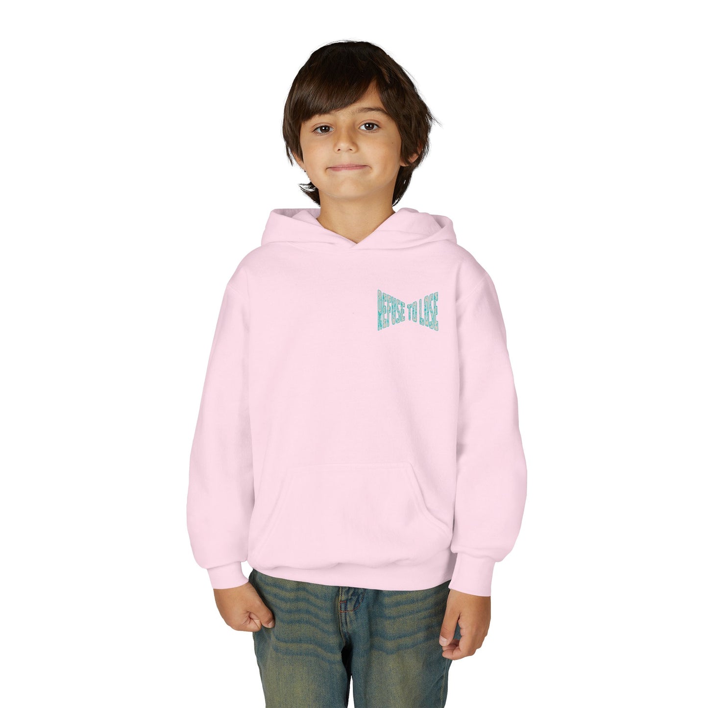 Youth Hoodie – “Refuse to Lose” Melting Baseball Graphic Hoodie