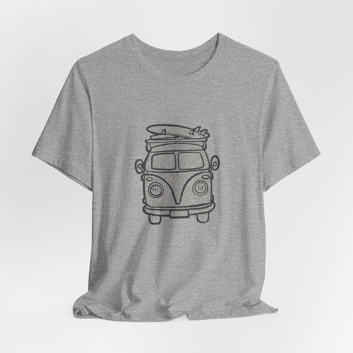 Vintage VW Mandala Surf Van T‑Shirt