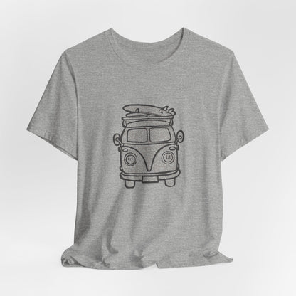Vintage VW Mandala Surf Van T‑Shirt