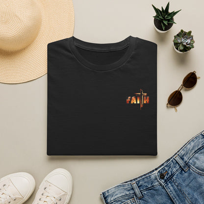 FAITH Sunrise Printed Cross T‑Shirt - Unisex