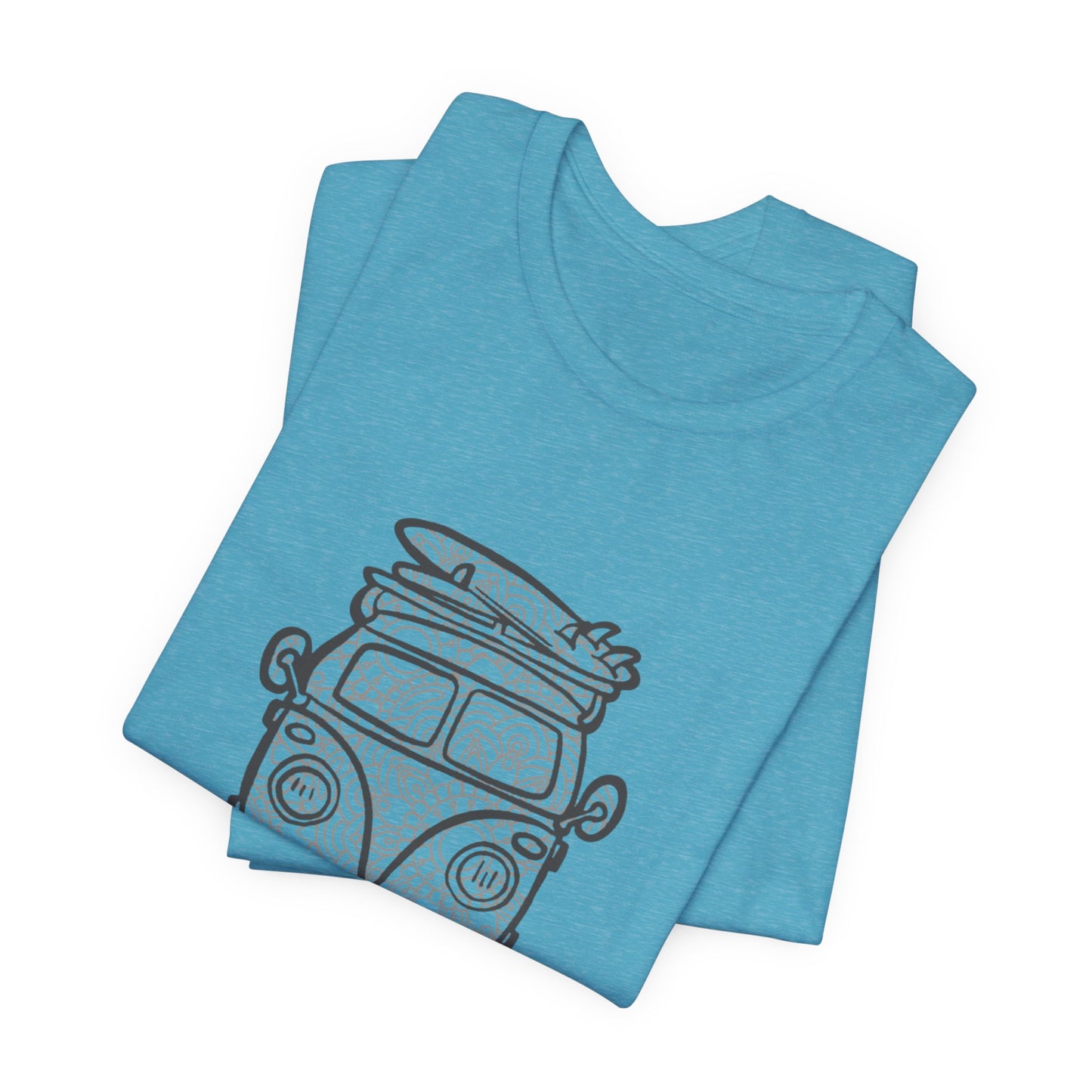 Vintage VW Mandala Surf Van T‑Shirt