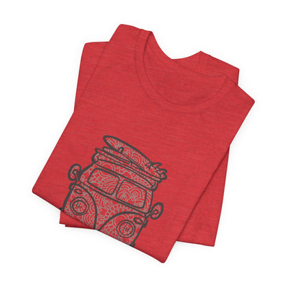 Vintage VW Mandala Surf Van T‑Shirt