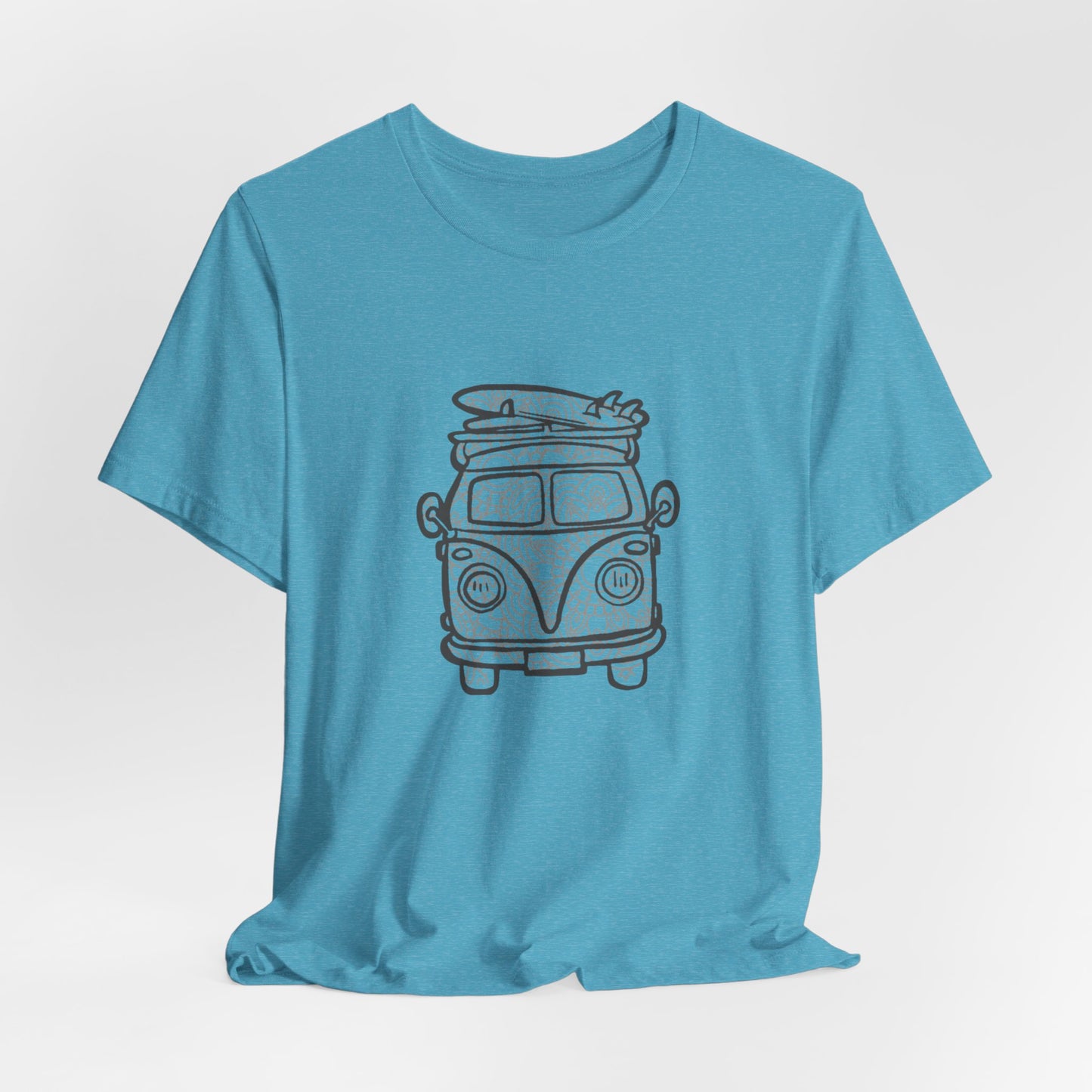 Vintage VW Mandala Surf Van T‑Shirt
