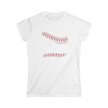 It's Ballin' Season - Baseball/Softball Women's Softstyle Tee