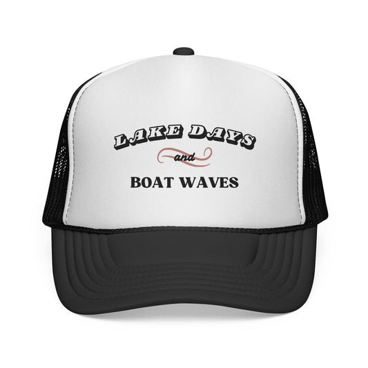 Lake Days and Boat Waves Trucker Cap