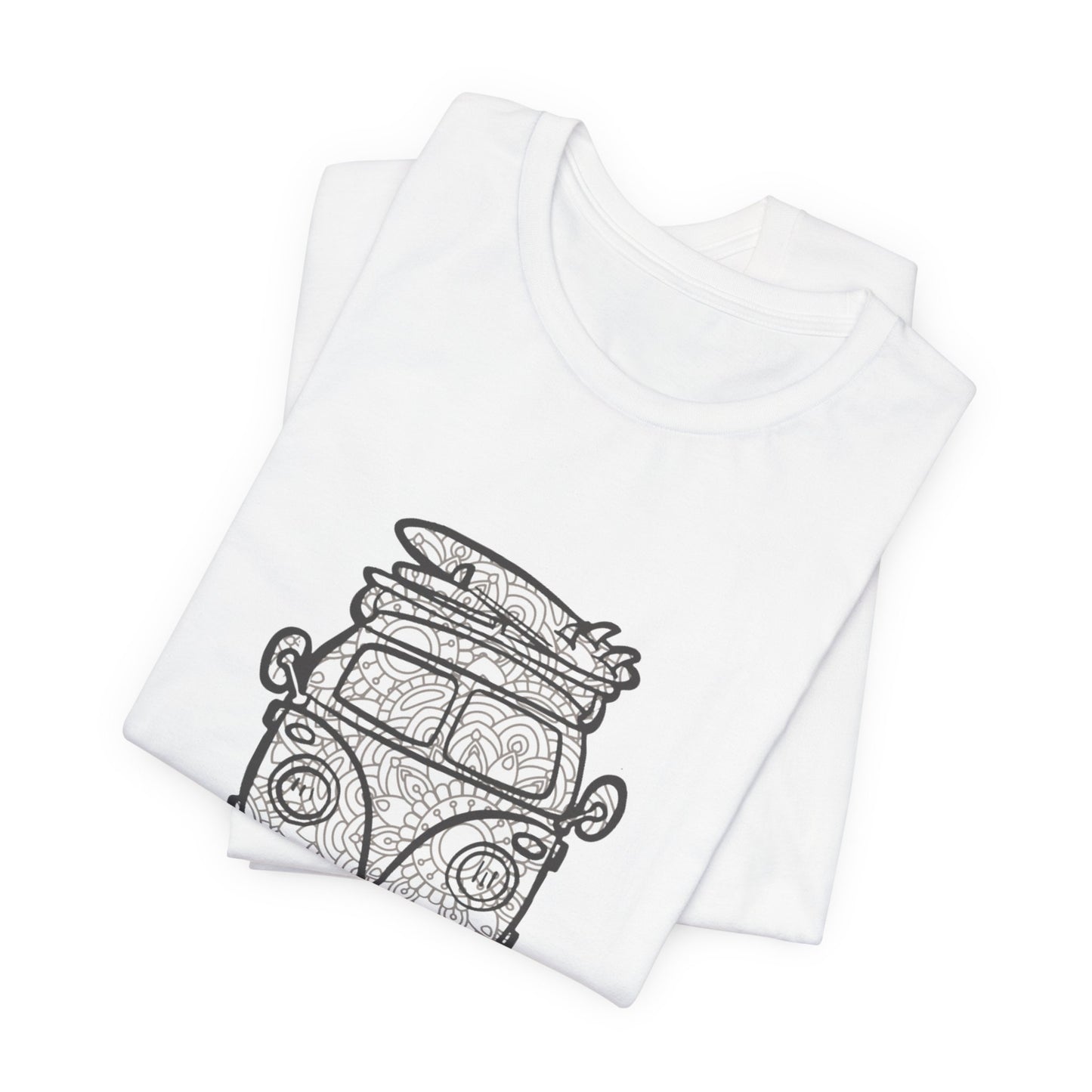 Vintage VW Mandala Surf Van T‑Shirt