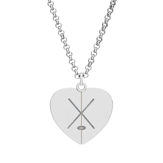 Ringette - Stronger than Yesterday - Hidden Message Heart Locket Necklace