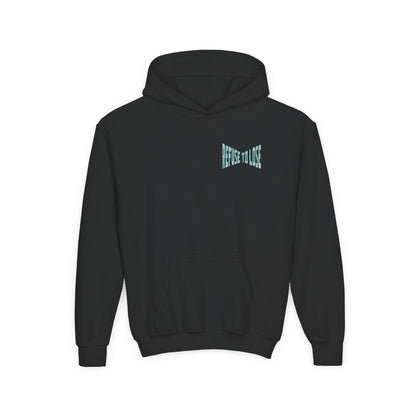 Youth Hoodie – “Refuse to Lose” Melting Baseball Graphic Hoodie