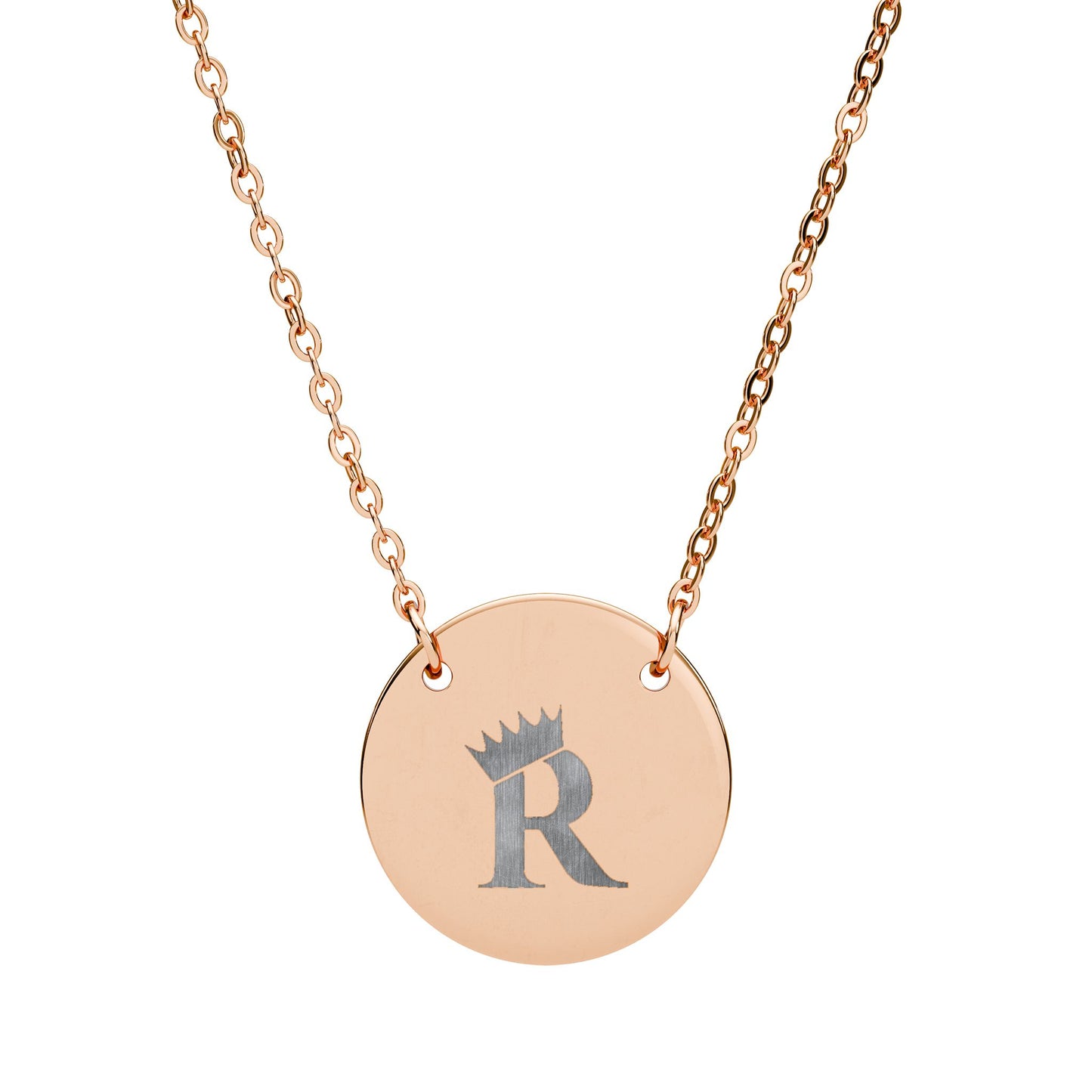 Limited Edition: Calgary Royals Engraved Circle Necklace