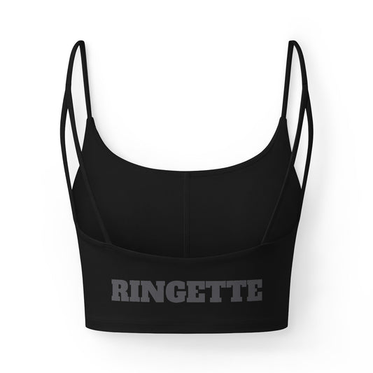 RINGETTE Women's Luxe Bra — Comfortable Sports Crop Top for Ringette Players