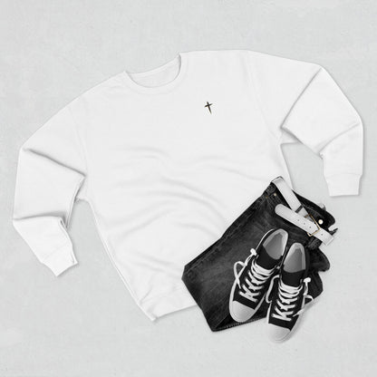 Christian Cross Crewneck Sweatshirt — Galations 5:22-23 Scripture