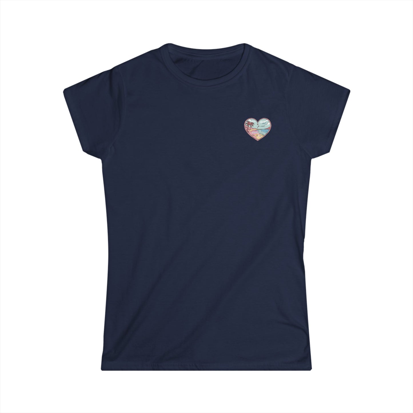 'Stay Wild, Ocean Child' Heart Women's Tee