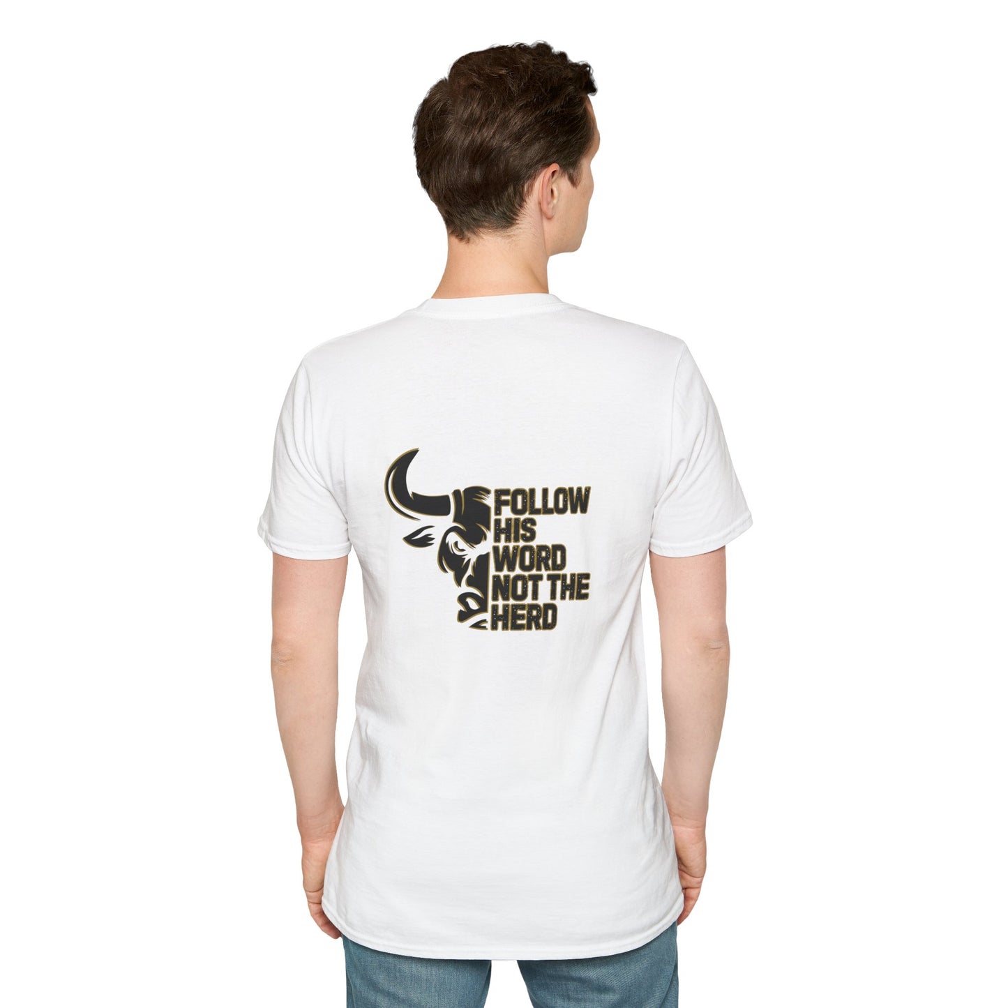 "Follow His Word Not The Herd" Unisex Softstyle Tee