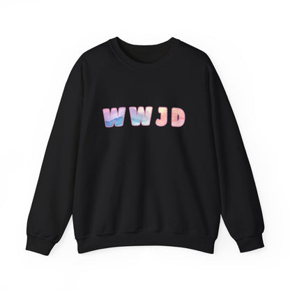 WWJD / HWLF Pastel Sunset Crewneck Sweatshirt