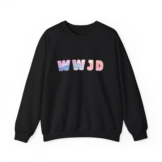 WWJD / HWLF Pastel Sunset Crewneck Sweatshirt