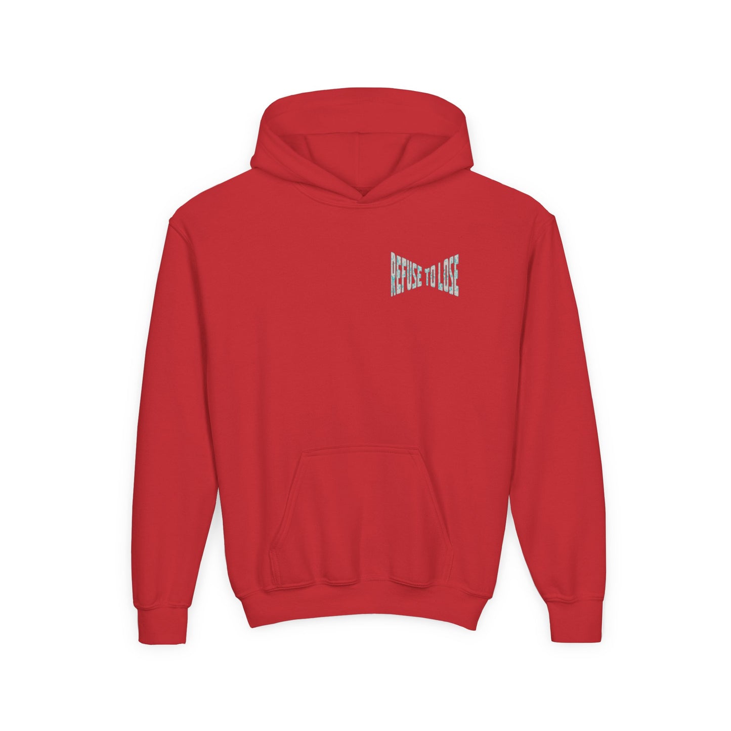 Youth Hoodie – “Refuse to Lose” Melting Baseball Graphic Hoodie
