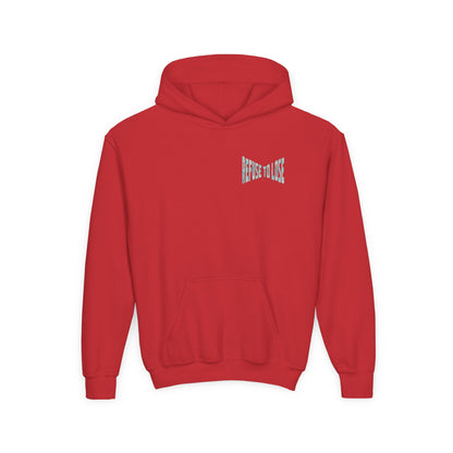 Youth Hoodie – “Refuse to Lose” Melting Baseball Graphic Hoodie